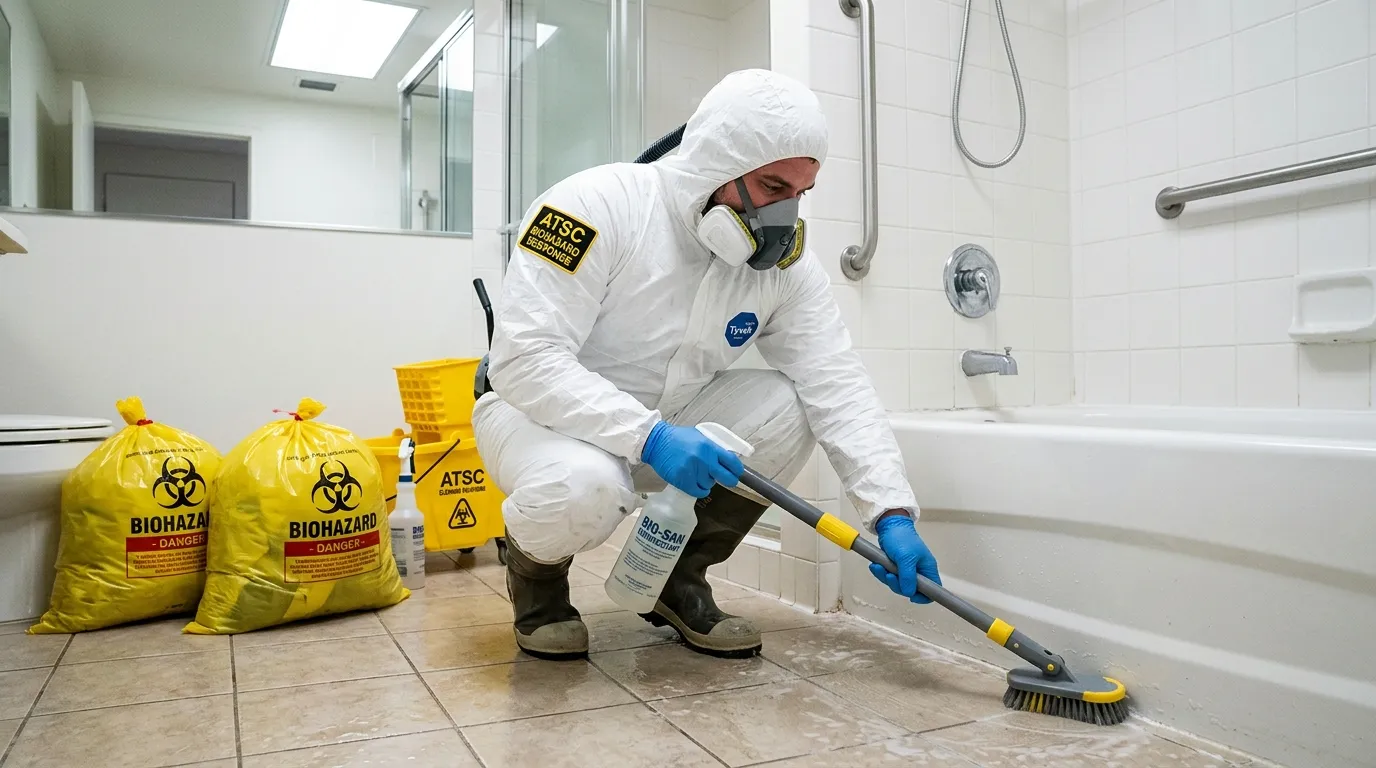 Decontamination equipment deployed for Blood Cleanup in Burbank